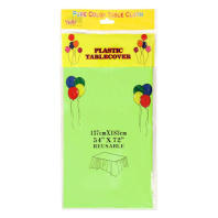 Скатерть п/э 137*183см светло-зеленая