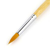 Кисть синтетика круглая   00 "Сонет" короткая ручка