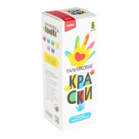 Краски пальчиковые  6цв. 300мл.