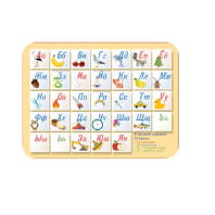 Настольное покрытие д/лепки 33*23см "Азбука"