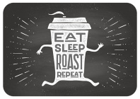 Настольное покрытие д/лепки 33*23см "Кофе"