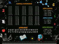 Настольное покрытие д/лепки 43*32см "Подсказки"