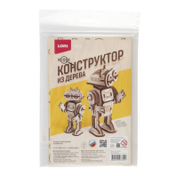 Изготовление модели из дерева "Робот"
