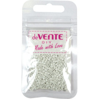 Бисер круглый "deVENTE. Opaque"  2 мм, 10гр, стекло, матовый, белый