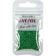 Бисер круглый "deVENTE. Opaque"  2 мм, 10гр, стекло, матовый, изумрудный