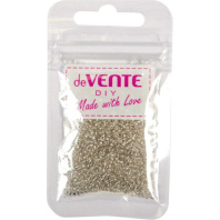 Бисер круглый "deVENTE."  2 мм, 10гр, стекло, металлизир., белый