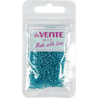 Бисер круглый "deVENTE."  2 мм, 10гр, стекло, металлизир., голубой