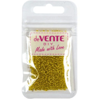 Бисер круглый "deVENTE."  2 мм, 10гр, стекло, металлизир., желтый