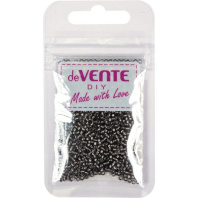 Бисер круглый "deVENTE."  2 мм, 10гр, стекло, металлизир., серый