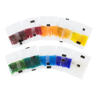 Бисер круглый "GAMMA"  2,3мм,  5гр ассорти 04 прозрачный, 10шт/уп