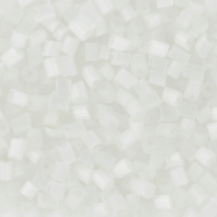 Бисер рубка "Zlatka" 10гр, 2.1мм, стекло, белый