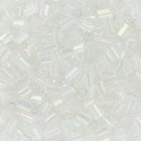 Бисер рубка "Zlatka" 10гр, 2.1мм, стекло, белый