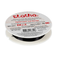 Проволока д/бисероплетения 0,3мм 10м черная