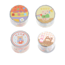 Скотч декоративный 3м*3см "Зверюшки" ассорти