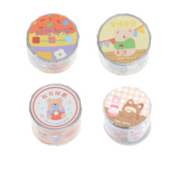 Скотч декоративный 3м*3см "Зверюшки" ассорти