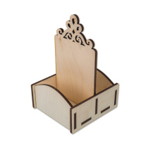 Заготовка деревянная Подставка под специи двухсторонняя 12*12*22см