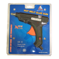 Клеевой пистолет, мощность 60 Вт, диаметр клеевого стержня 1,1см (2 стержня в комплекте)