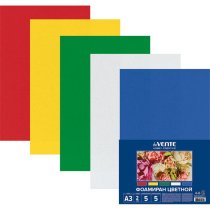 Набор фоамирана А3  5л., 5цв., 2мм
