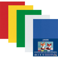 Набор фоамирана А3  5л., 5цв., 2мм на клеевой основе