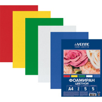 Набор фоамирана А4  5л., 5цв., 2мм