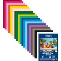 Набор фоамирана А4 20л., 20цв., 1мм