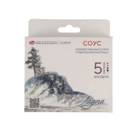 Пастель худож.  5шт. СОУС, ассорти