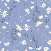 Бумага упаковочная 70*100см  "Fleurs. Ромашки"