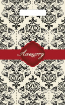 Пакет 30*20см (30мк) с вырубной ручкой "Аксессуар" ПВД