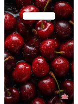 Пакет 30*20см (30мк) с вырубной ручкой "Вишня" ПВД