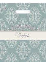 Пакет 37*30см (90мк) с вырубной ручкой "Перфекто Авантюрин" ПВД