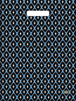 Пакет 40*31см (60мк) с вырубной ручкой "Геометрия" Глянец ПВД