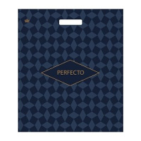 Пакет 42*48см (90мк) с вырубной ручкой "Перфекто Калейдоскоп" ПВД