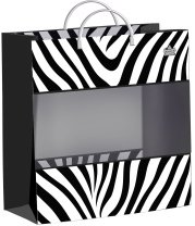 Пакет 26*24см (140мк) с пластиковой ручкой "Саванна" мягкий пластик