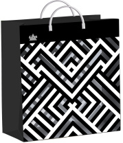 Пакет 26*24см (140мк) с пластиковой ручкой "Энергия" мягкий пластик