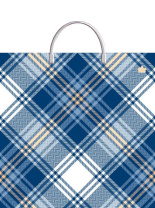 Пакет 36*37см (100мк) с пластиковой ручкой "Адмирал" ПВД