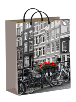 Пакет 40*30см (140мк) с пластиковой ручкой "Голландия" мягкий пластик