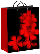 Пакет 40*30см (140мк) с пластиковой ручкой "Экзотик" мягкий пластик