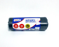 Мешки для мусора "CleanLab" 50см/60см, 8мкм, 30л, 30шт. в рулоне