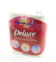 Полотенца бум. Делюкс Мягкий Знак 2шт, 2сл.