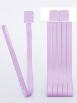 Закладки-ляссе самоклеящаяся А4 "Лавандовый", 6 шт.