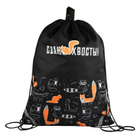 Мешок для обуви 1 отд, 360*480 светоотр. "Сдаю хвосты" петля