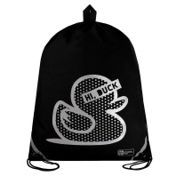 Мешок для обуви 1 отд, 360*480 светоотр. "Серебряный утенок" петля