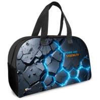 Сумка для внешкольных занятий 35*23*14,5см Оникс "Неоновый разлом" карман