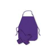Набор Нарукавники + накидка для труда 490*390мм 2 кармана "Фиолетовый"