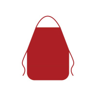 Накидка для труда 490*390мм "Бордовая"