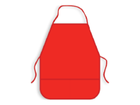 Накидка для труда 490*390мм "Красная"