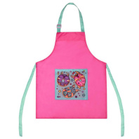 Фартук для труда 510*420мм 1 карман "Корги пончики"