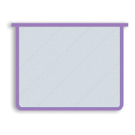 Папка д/тетрад. А5 (230*190*25) 1отд. молния сверху "Офис б/цв. Сиреневая"