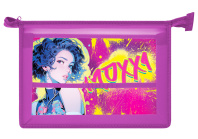 Папка д/труда А4 (325*230*100) 1отд. молния сверху, пластик "Moxxy girl"