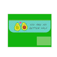 Папка д/труда А4 (325*240) 1отд. с ручками, ткань, липучка "Половинки"